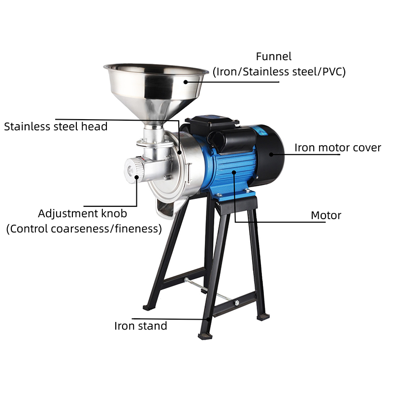 เครื่องเจียรเมล็ดพืชหัวเจียรสแตนเลส