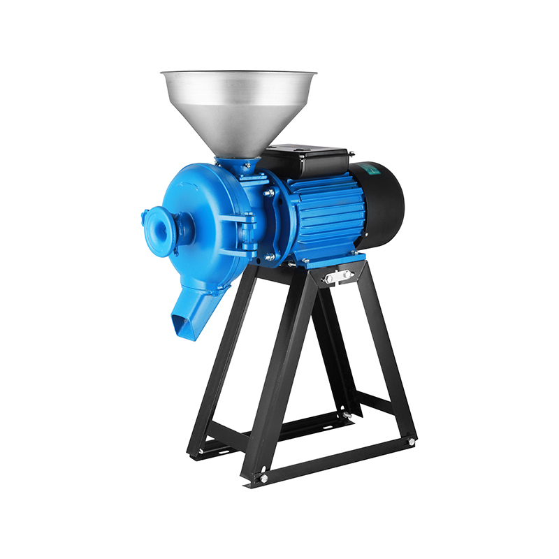 เครื่องเจียรเมล็ดพืชกำลังสูงขนาดใหญ่พร้อมแผ่นเจียรเหล็ก