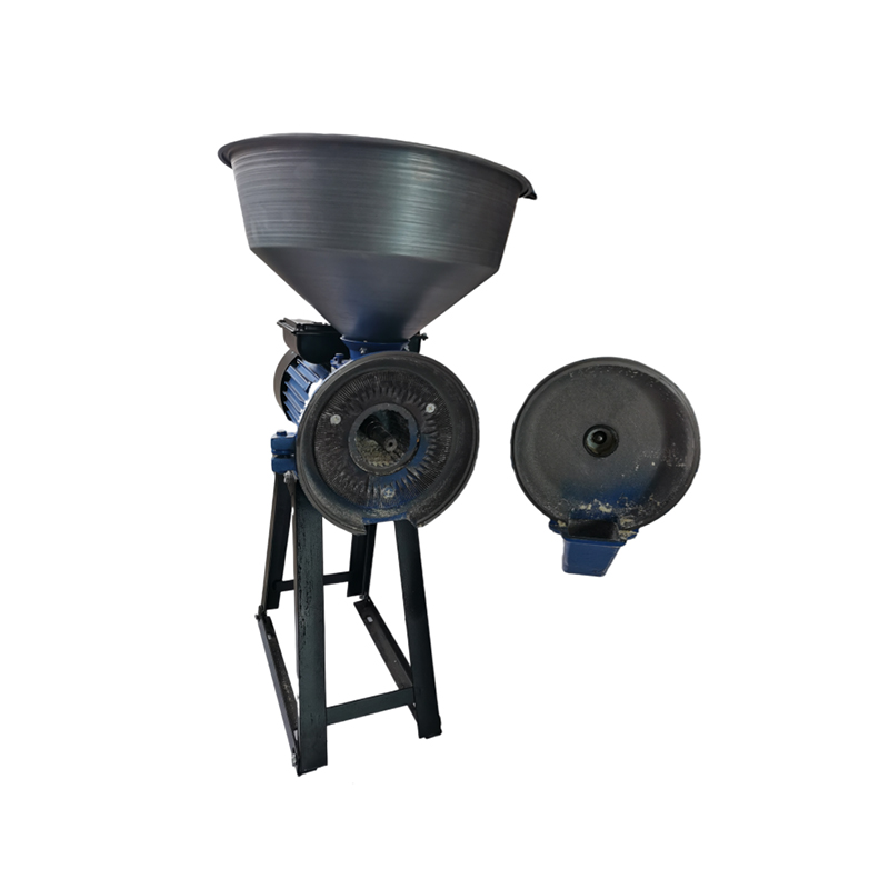 เครื่องเจียรเมล็ดพืชกำลังสูงขนาดใหญ่พร้อมแผ่นเจียรเหล็ก