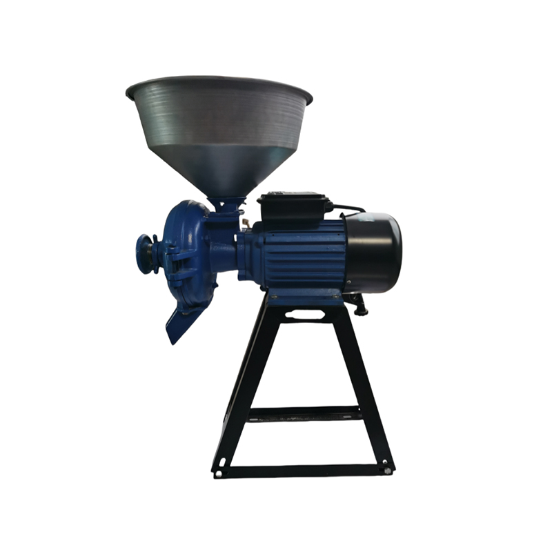 เครื่องเจียรเมล็ดพืชกำลังสูงขนาดใหญ่พร้อมแผ่นเจียรเหล็ก