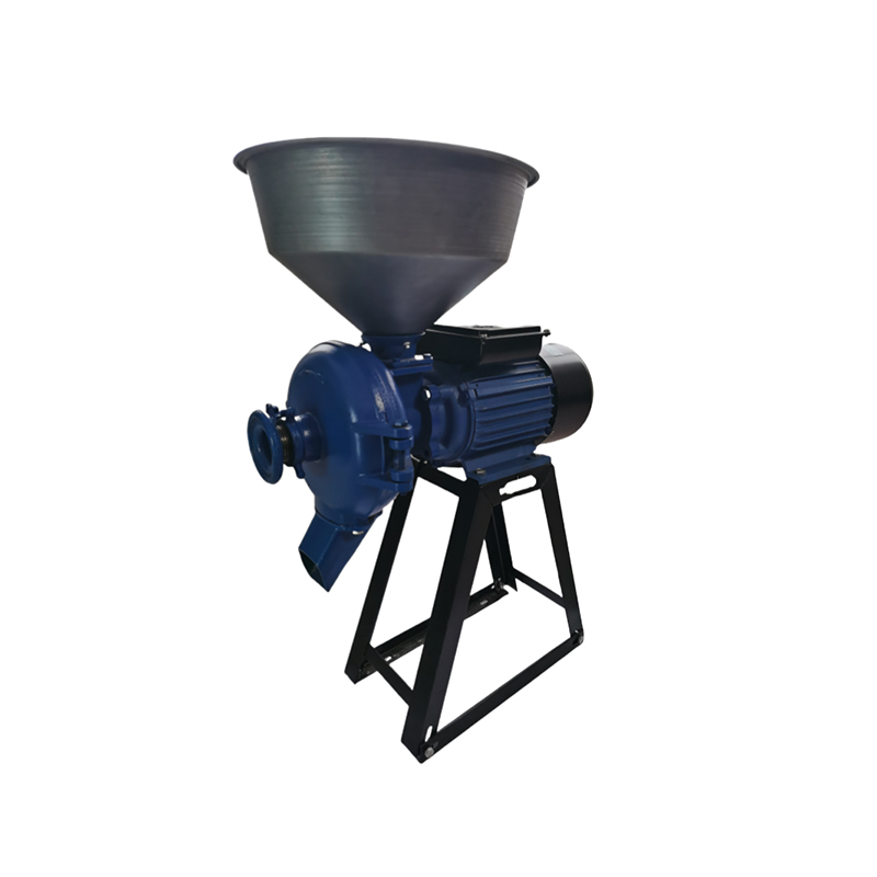 เครื่องเจียรเมล็ดพืชกำลังสูงขนาดใหญ่พร้อมแผ่นเจียรเหล็ก